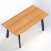 Обідній стіл Classic дуб 1600x800x750 мм