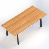 Обідній стіл Classic дуб 2000x900x750 мм
