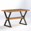 Dining table Denis oak 1200x700x750 mm