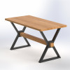 Dining table Denis oak 1400x700x750 mm