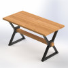 Dining table Denis oak 1400x700x750 mm