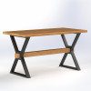 Dining table Denis oak 1400x700x750 mm