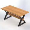 Dining table Denis oak 1600x800x750 mm