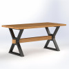 Dining table Denis oak 1600x800x750 mm