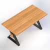 Dining table Denis oak 1600x800x750 mm