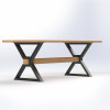 Dining table Denis beech 2000x900x750 mm