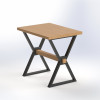 Dining table Denis beech 800x600x750 mm