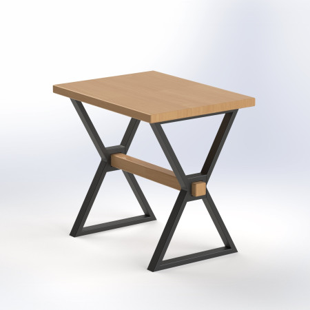 Dining table Denis beech 800x600x750 mm
