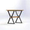 Dining table Denis beech 800x600x750 mm